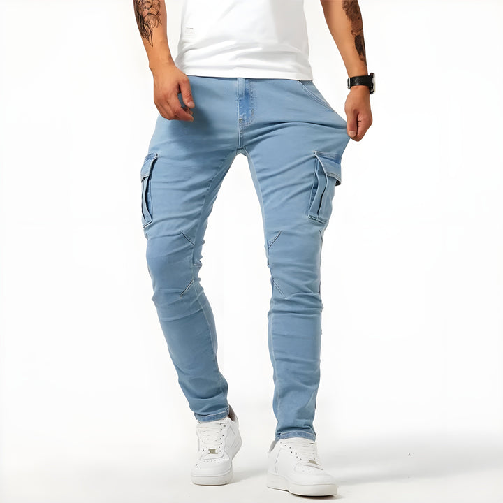 Samuel | Elastische Cargo-Jeans - Elle Zürich