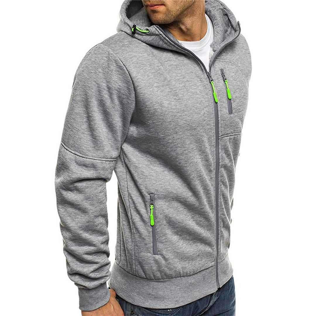 Karl | Lässiger Herren-Hoodie mit Reißverschluss - Elle Zürich