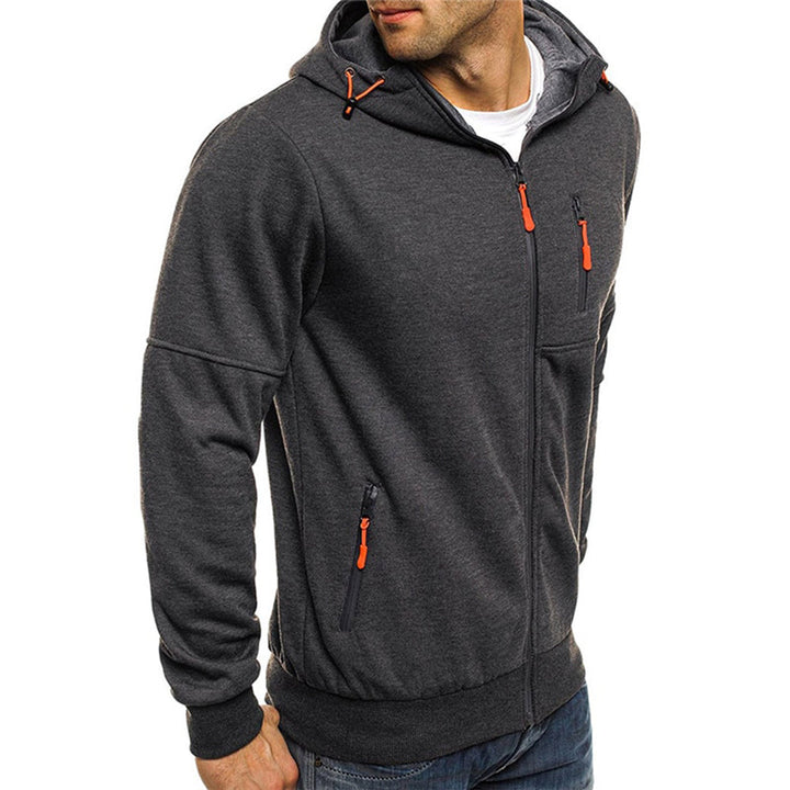 Karl | Lässiger Herren-Hoodie mit Reißverschluss - Elle Zürich