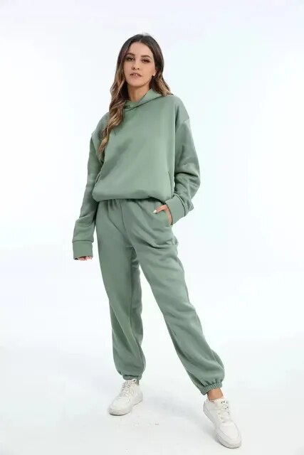Leonie | Damen Lässiges Hoodie und Jogginganzug Set - Elle Zürich