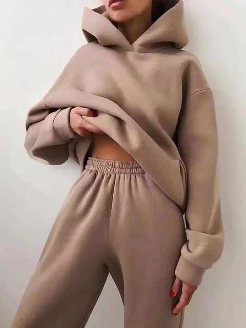 Leonie | Damen Lässiges Hoodie und Jogginganzug Set - Elle Zürich