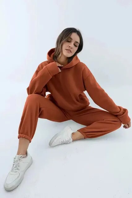 Leonie | Damen Lässiges Hoodie und Jogginganzug Set - Elle Zürich