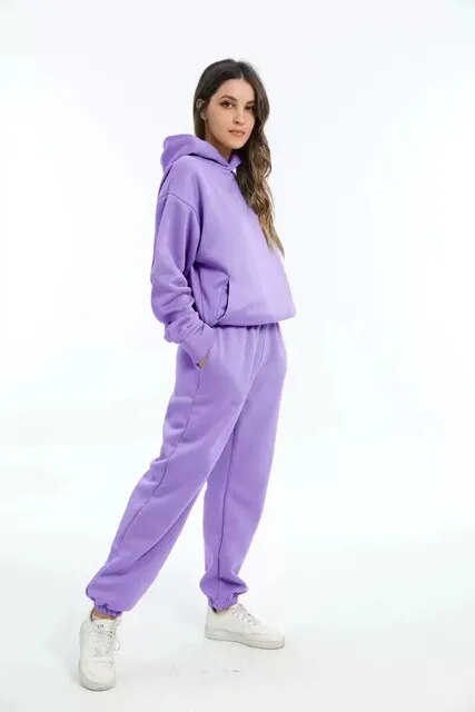 Leonie | Damen Lässiges Hoodie und Jogginganzug Set - Elle Zürich