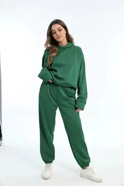 Leonie | Damen Lässiges Hoodie und Jogginganzug Set - Elle Zürich