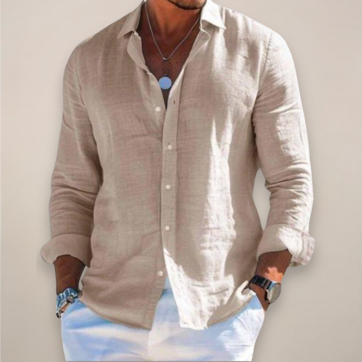 Paul | Men’s Casual Long Sleeve Button Up Shirt - Elle Zürich