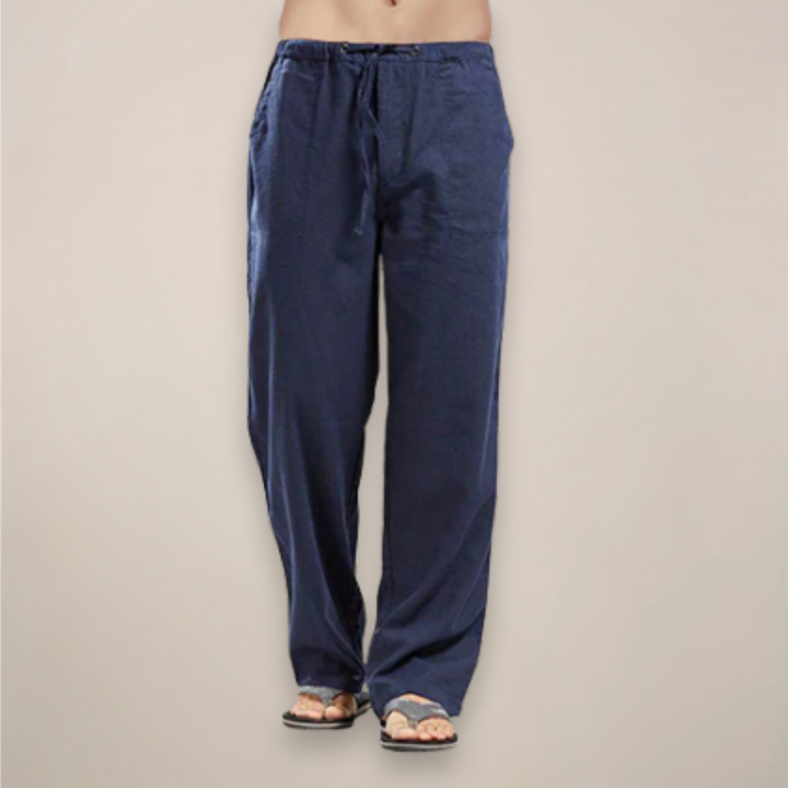 Nathan | Men’s Relaxed Fit Drawstring Pants Casual - Elle Zürich