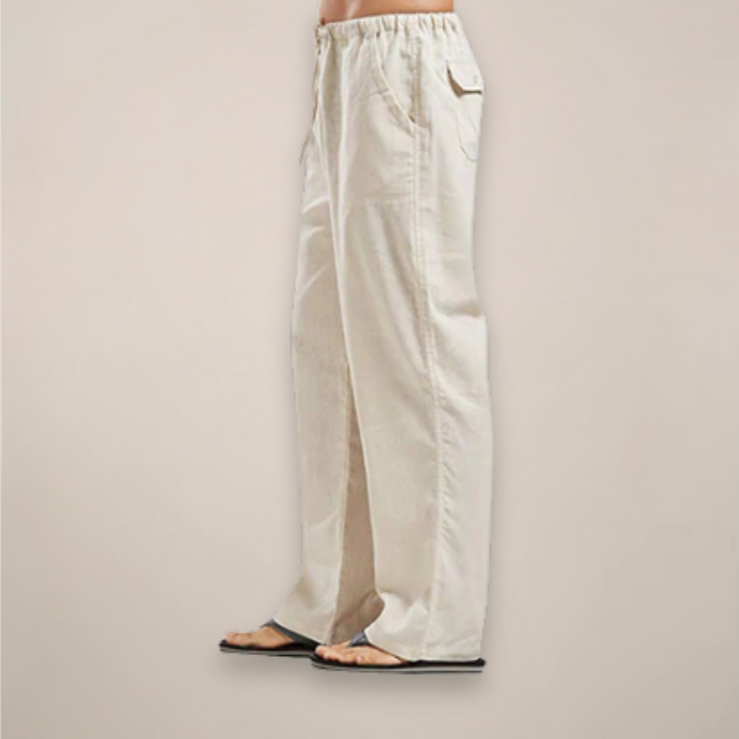 Nathan | Men’s Relaxed Fit Drawstring Pants Casual - Elle Zürich