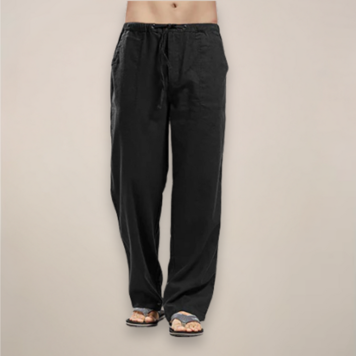 Nathan | Men’s Relaxed Fit Drawstring Pants Casual - Elle Zürich