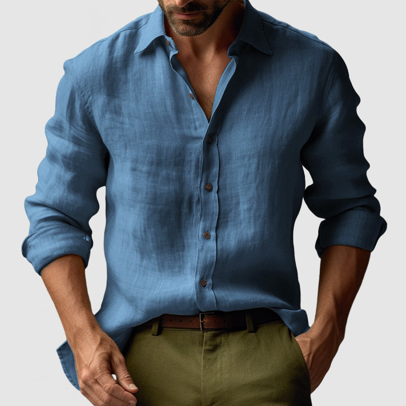 Martin | Men’s Vintage Button Up Shirt Style - Elle Zürich