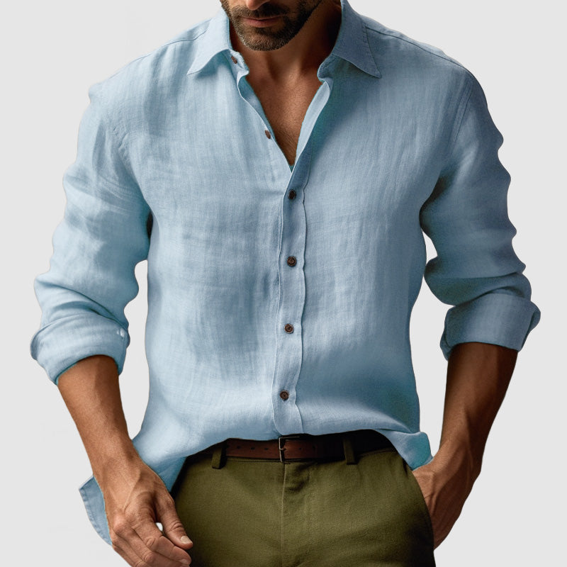 Martin | Men’s Vintage Button Up Shirt Style - Elle Zürich