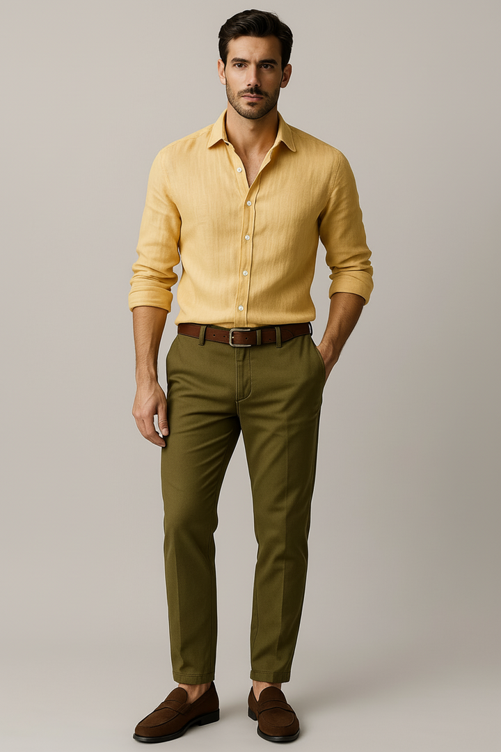 Martin | Men’s Vintage Button Up Shirt Style - Elle Zürich