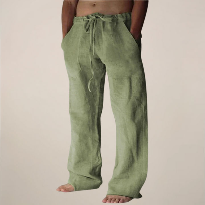 Owen | Men’s Wide Loose Relaxed Fit Trousers - Elle Zürich