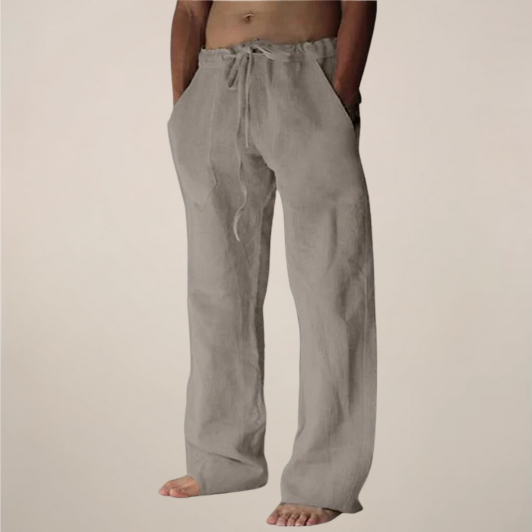 Owen | Men’s Wide Loose Relaxed Fit Trousers - Elle Zürich