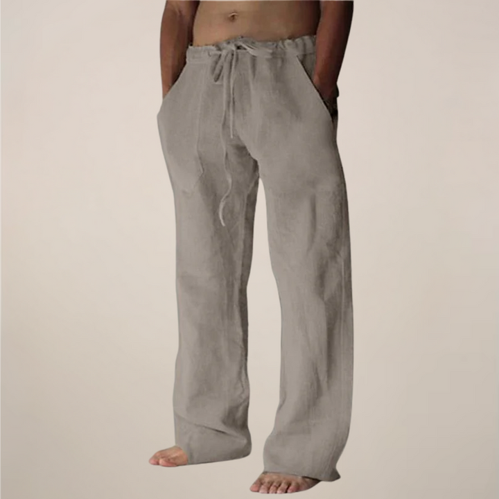 Owen | Men’s Wide Loose Relaxed Fit Trousers - Elle Zürich