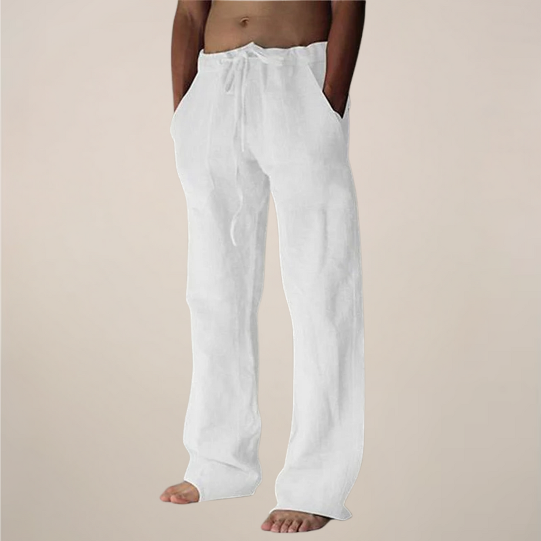 Owen | Men’s Wide Loose Relaxed Fit Trousers - Elle Zürich