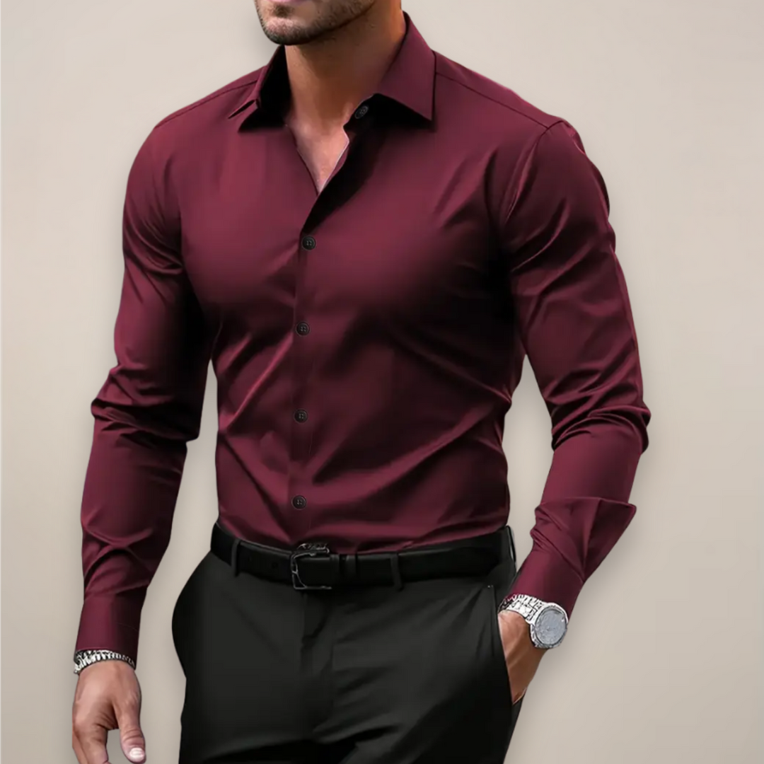 Alexander | Men’s Long Sleeve Smart Style Shirt - Elle Zürich