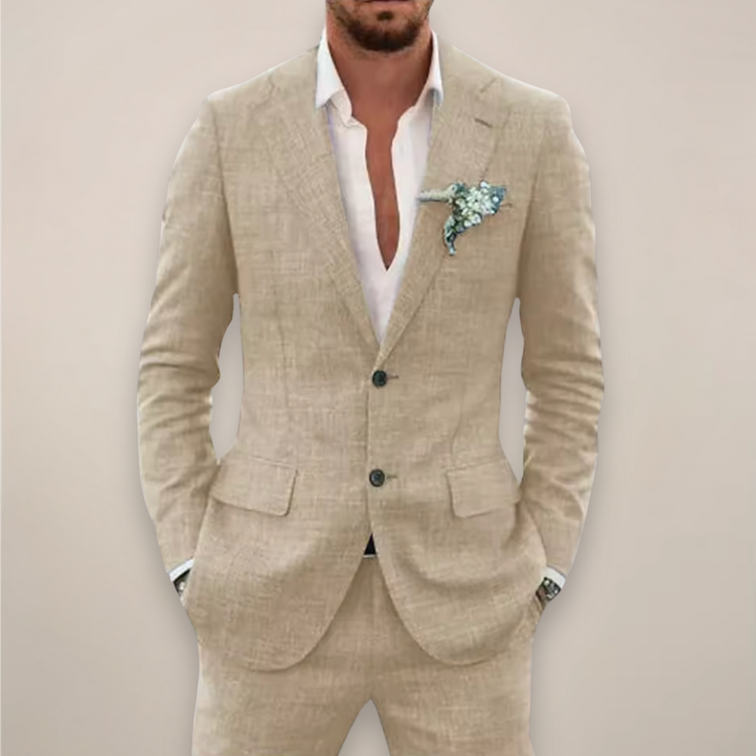 Patrick | Men’s Two Piece Single Breasted Suit Set - Elle Zürich