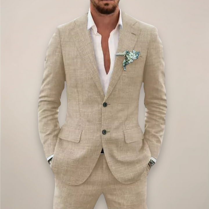Patrick | Men’s Two Piece Single Breasted Suit Set - Elle Zürich