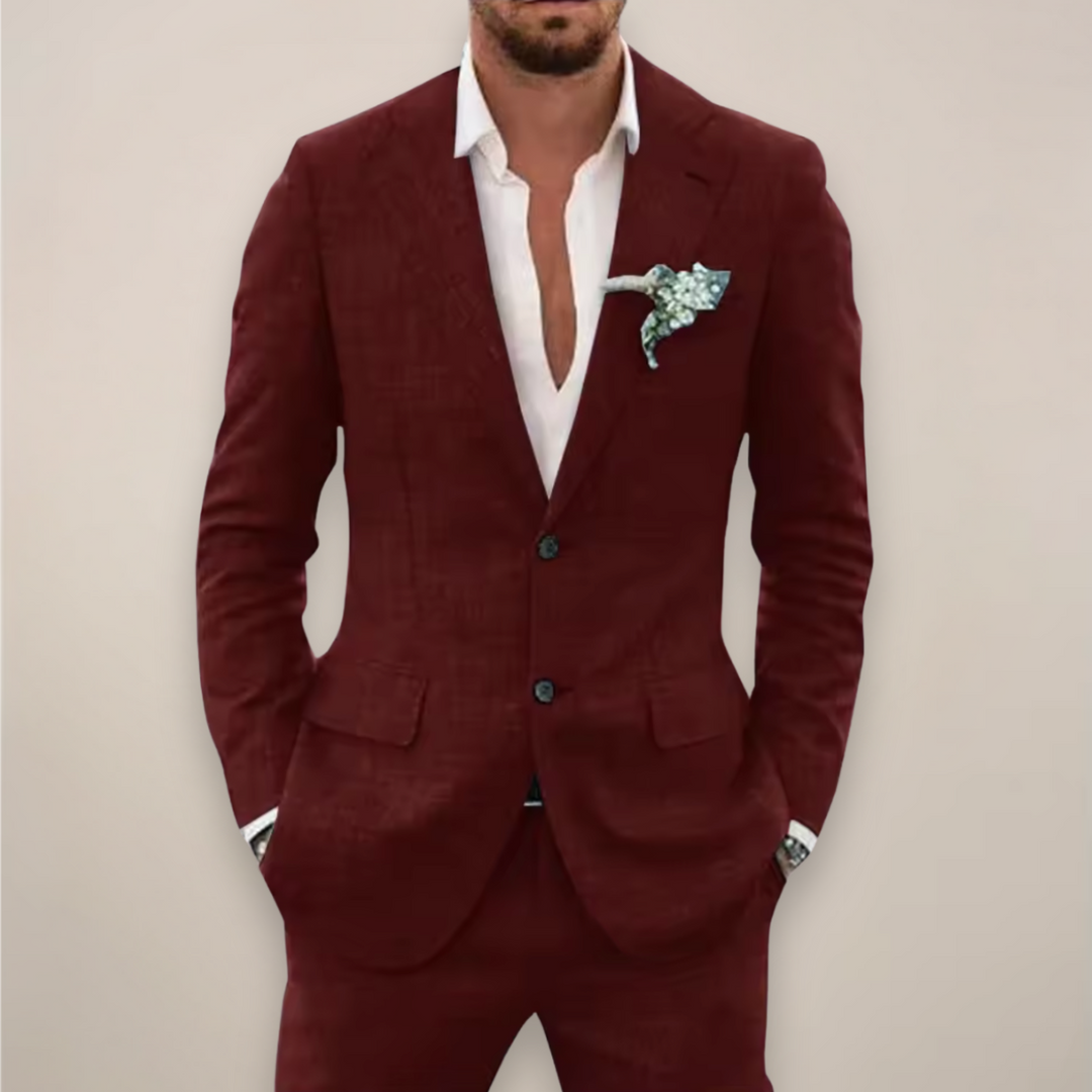 Patrick | Men’s Two Piece Single Breasted Suit Set - Elle Zürich