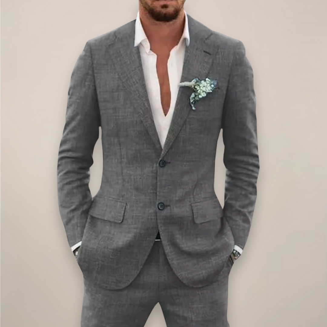 Patrick | Men’s Two Piece Single Breasted Suit Set - Elle Zürich