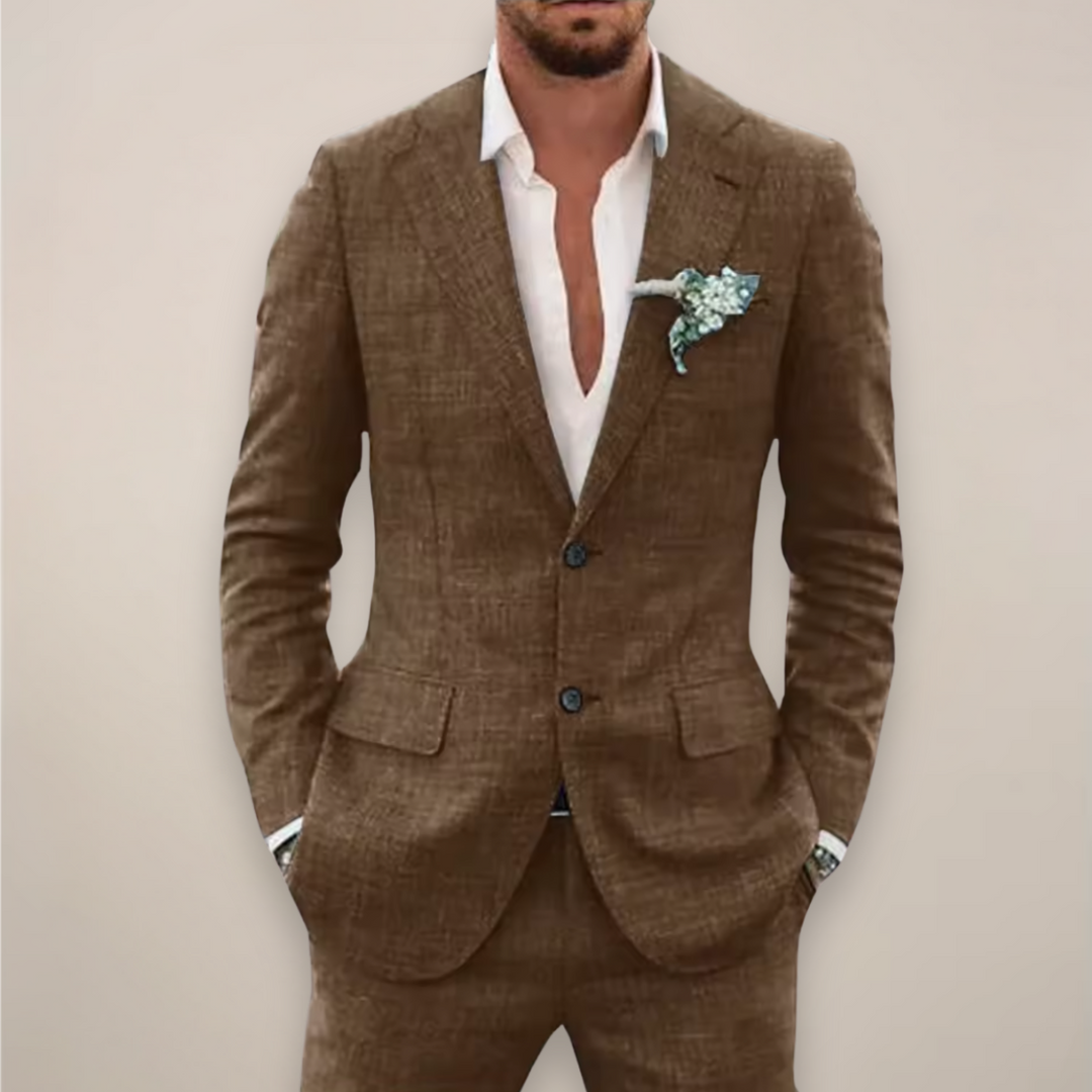 Patrick | Men’s Two Piece Single Breasted Suit Set - Elle Zürich