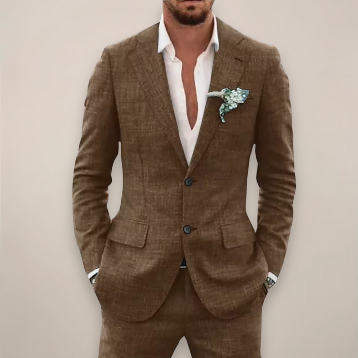Patrick | Men’s Two Piece Single Breasted Suit Set - Elle Zürich