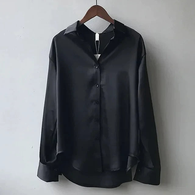 Sabine | Damen Klassische Elegante Button-Down Bluse - Elle Zürich