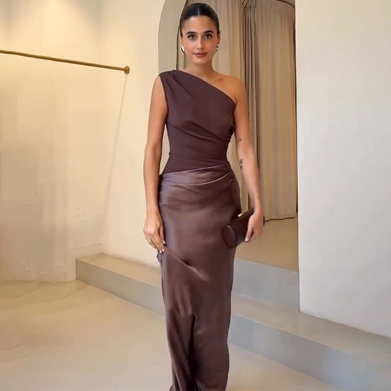 Emily | Chic Women’s One-Shoulder Evening Dress - Elle Zürich