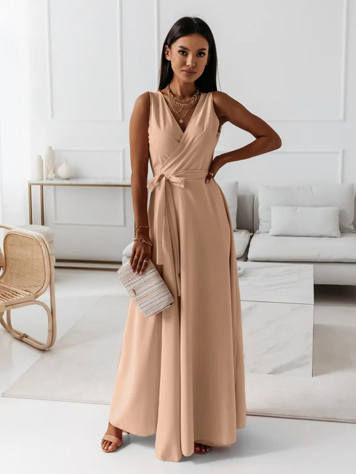 Gabrielle | Women Wedding Guest Wrap Maxi Dress - Elle Zürich