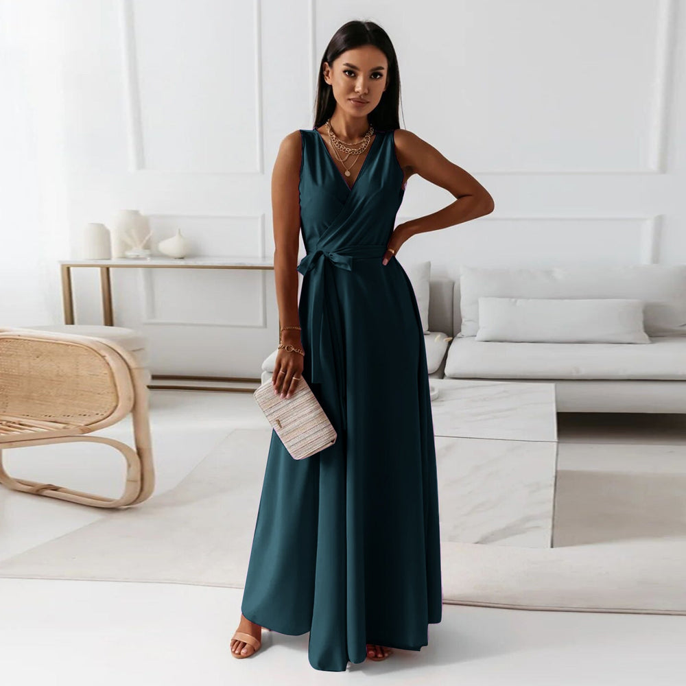 Gabrielle | Women Wedding Guest Wrap Maxi Dress - Elle Zürich