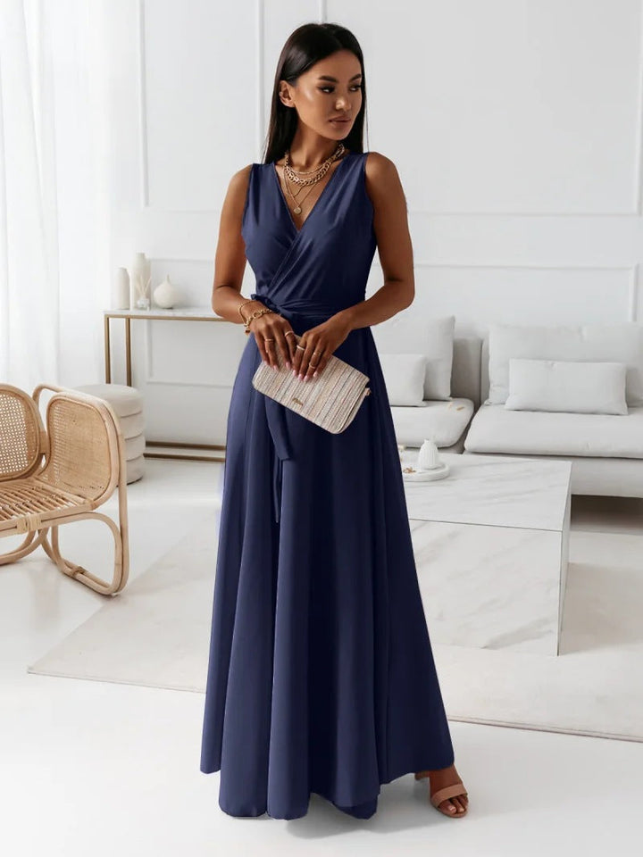 Gabrielle | Women Wedding Guest Wrap Maxi Dress - Elle Zürich