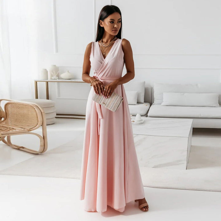 Gabrielle | Women Wedding Guest Wrap Maxi Dress - Elle Zürich