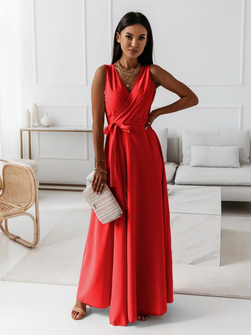 Gabrielle | Women Wedding Guest Wrap Maxi Dress - Elle Zürich