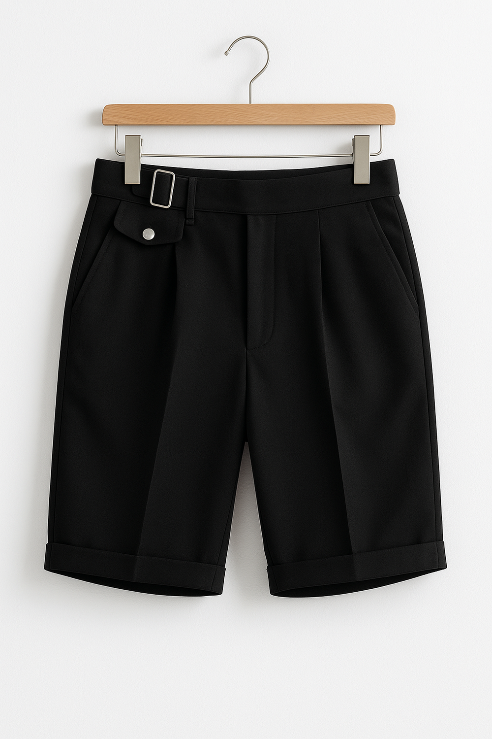 Joseph | Men’s Pleated Tailored Shorts Side Buckles - Elle Zürich