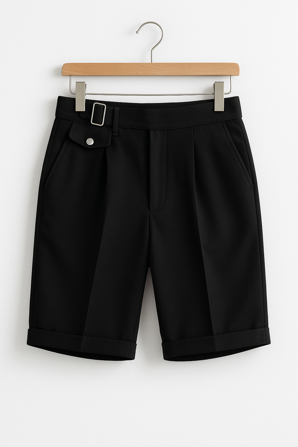 Joseph | Men’s Pleated Tailored Shorts Side Buckles - Elle Zürich