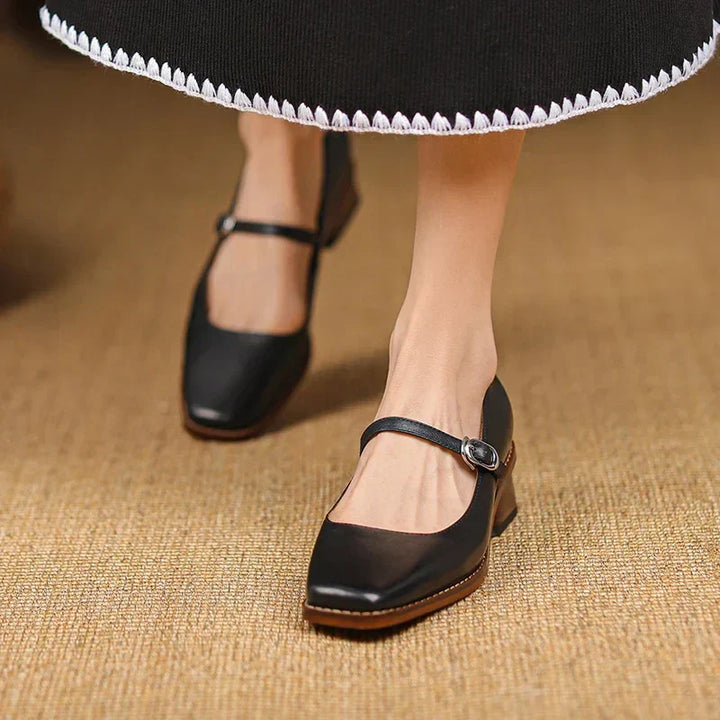 Jana | Damen Frühlings-Sandalen mit Riemen und Blockabsatz - Elle Zürich