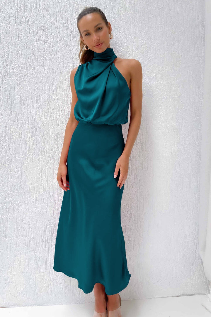 Claudia | Damen Schickes Halter Abendkleid - Elle Zürich