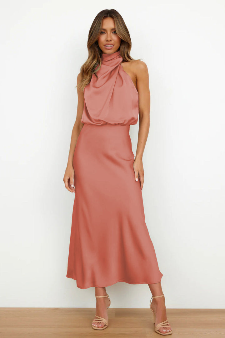 Claudia | Damen Schickes Halter Abendkleid - Elle Zürich