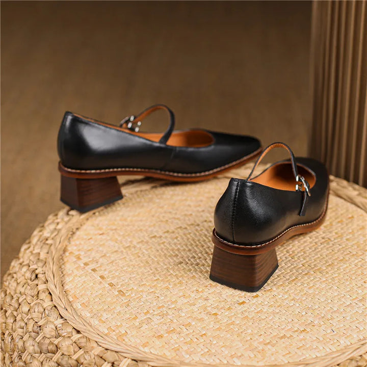 Jana | Damen Frühlings-Sandalen mit Riemen und Blockabsatz - Elle Zürich