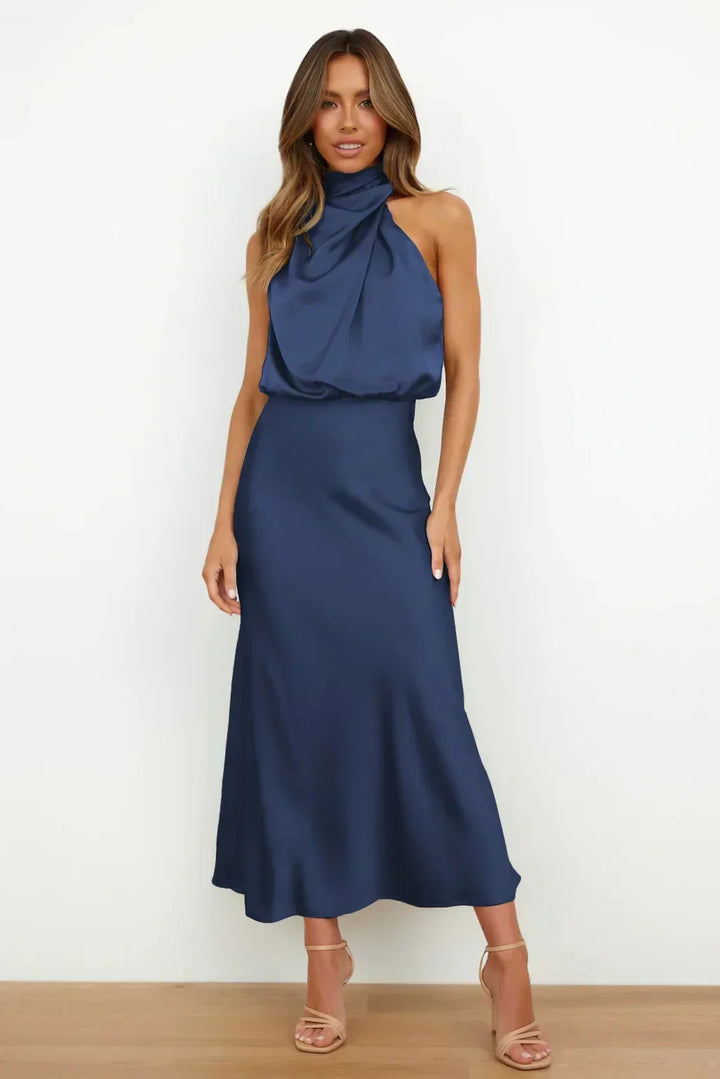 Claudia | Damen Schickes Halter Abendkleid - Elle Zürich