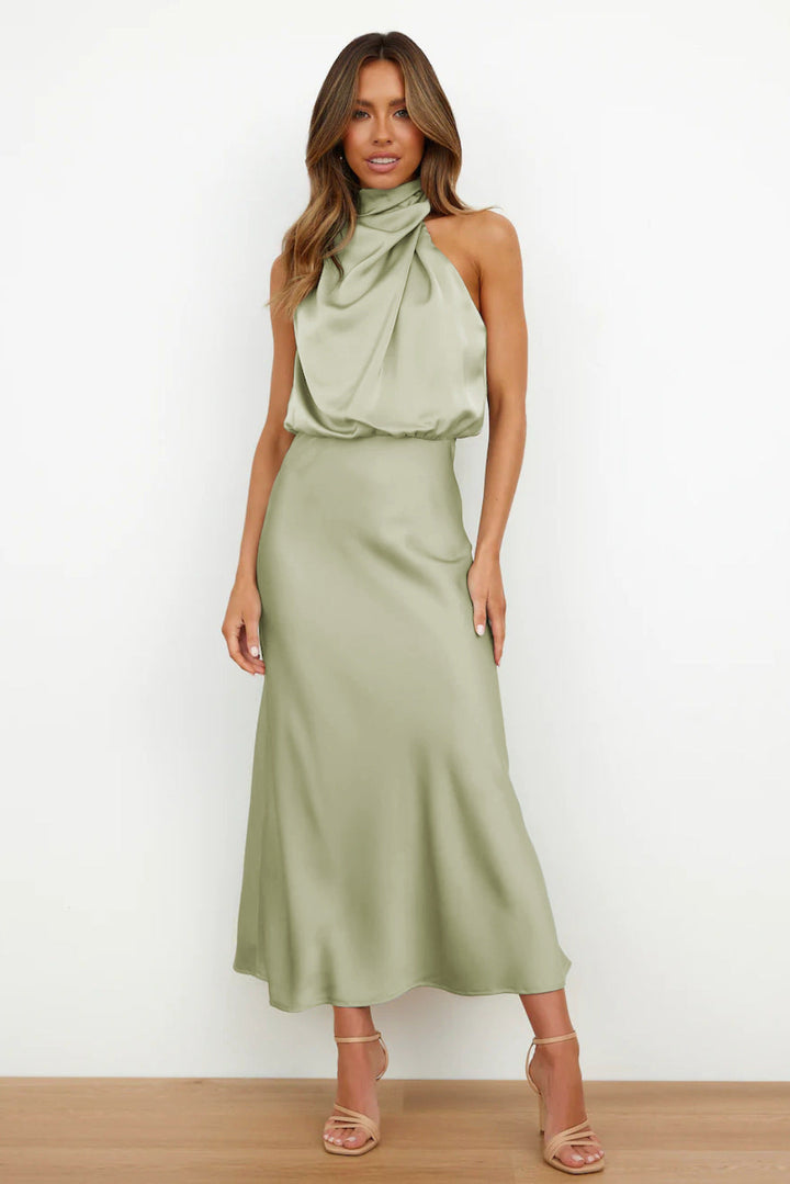 Claudia | Damen Schickes Halter Abendkleid - Elle Zürich