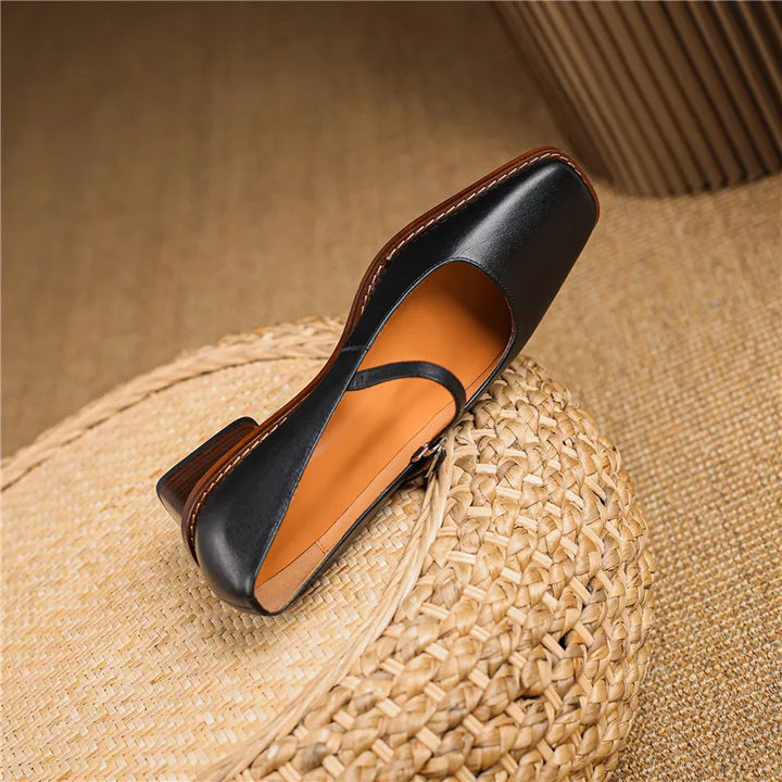 Jana | Damen Frühlings-Sandalen mit Riemen und Blockabsatz - Elle Zürich