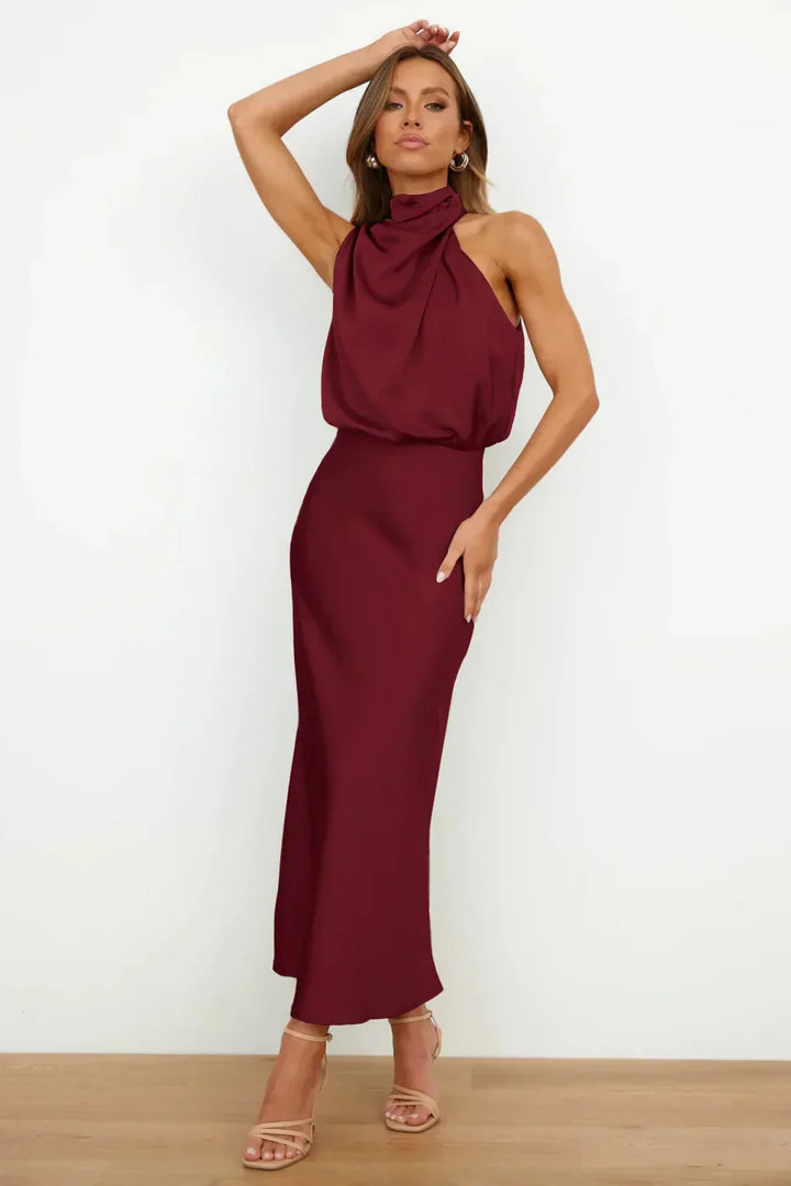 Claudia | Damen Schickes Halter Abendkleid - Elle Zürich