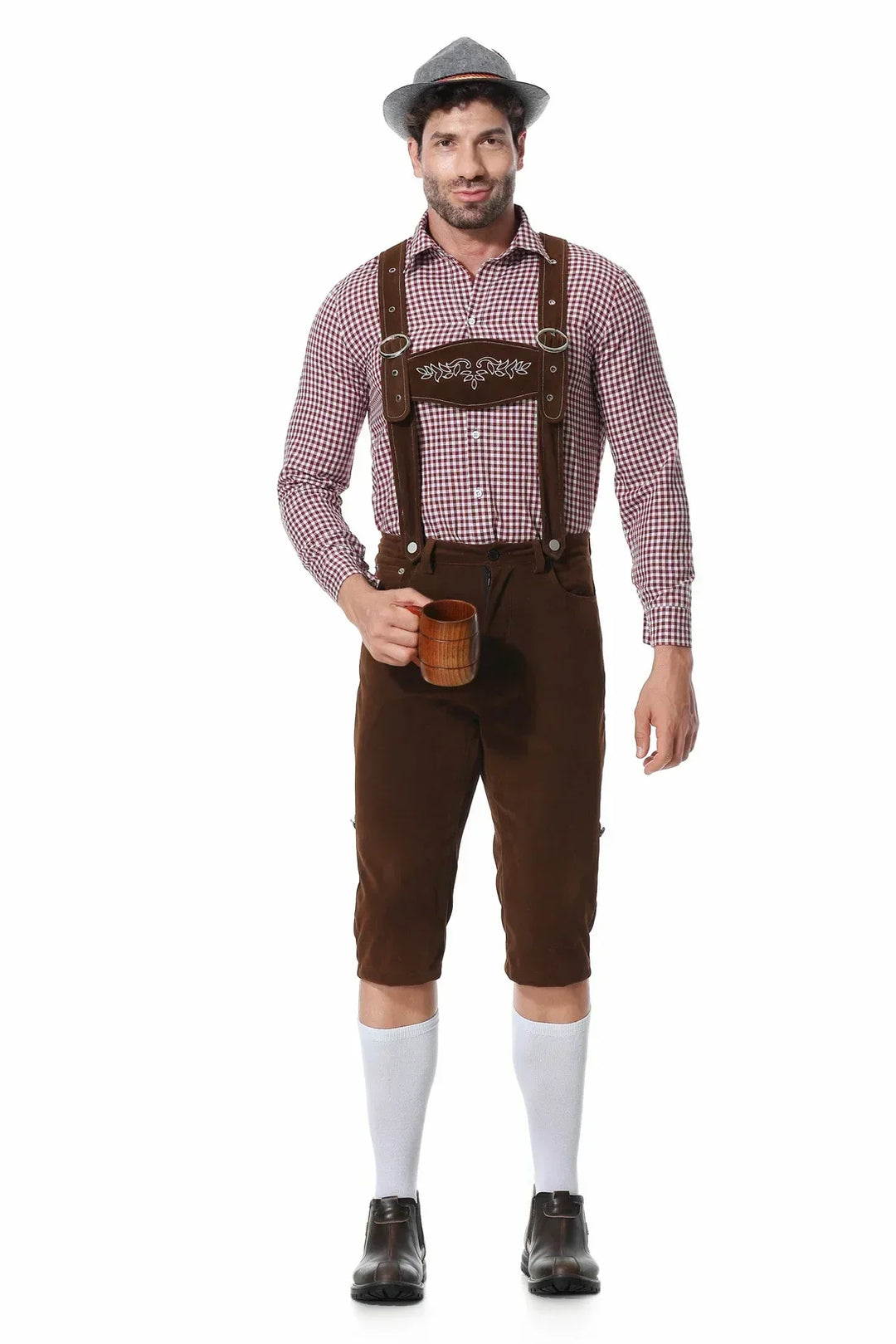 Werner | Herren Lederhosen Bayerisches Outfit für das Bierfest - Elle Zürich
