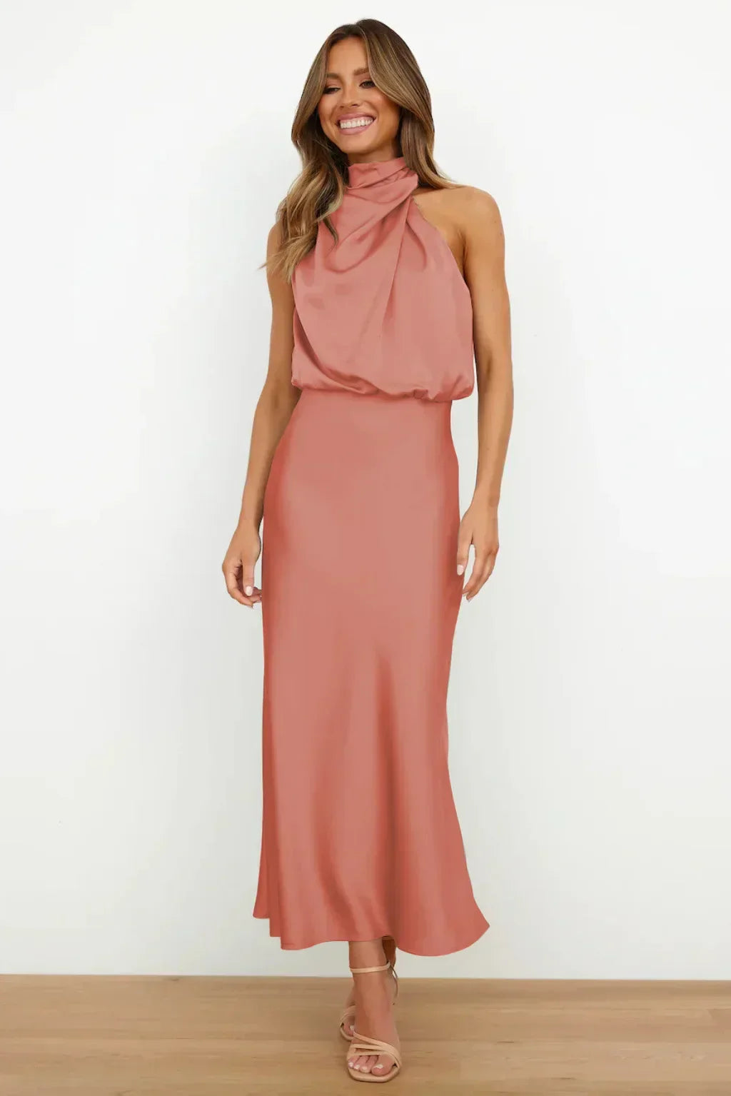Claudia | Damen Schickes Halter Abendkleid - Elle Zürich