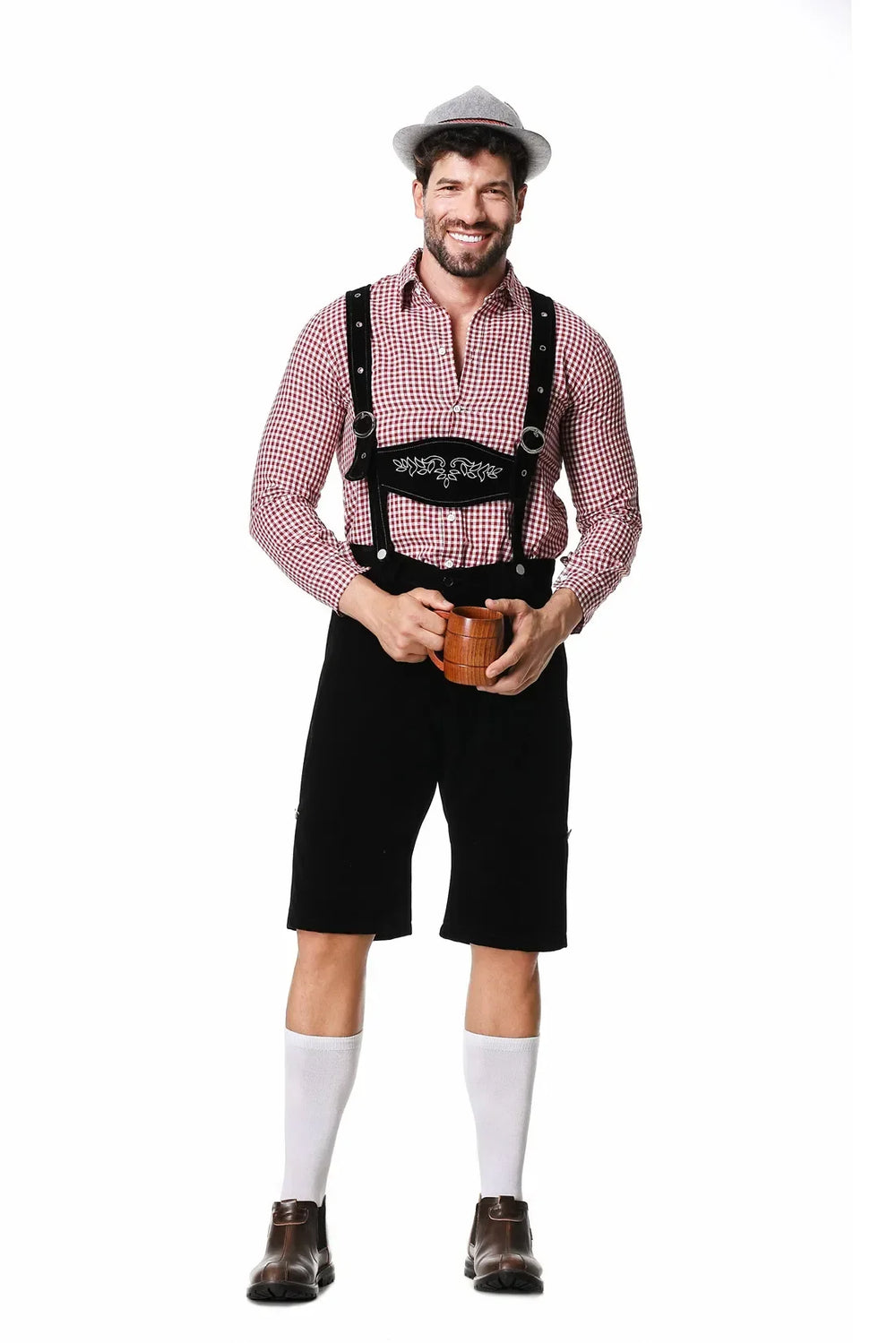 Werner | Herren Lederhosen Bayerisches Outfit für das Bierfest - Elle Zürich