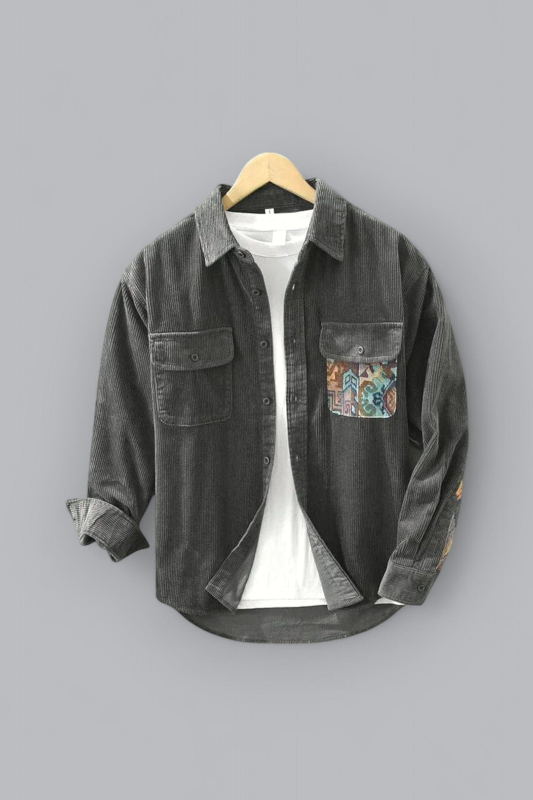 Loris | Geripptes Baumwollhemd - Elle Zürich