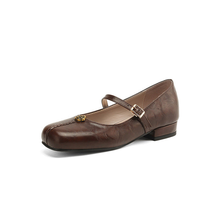 Dorothea | Damen Frühlings Ballerinas mit Riemen - Elle Zürich