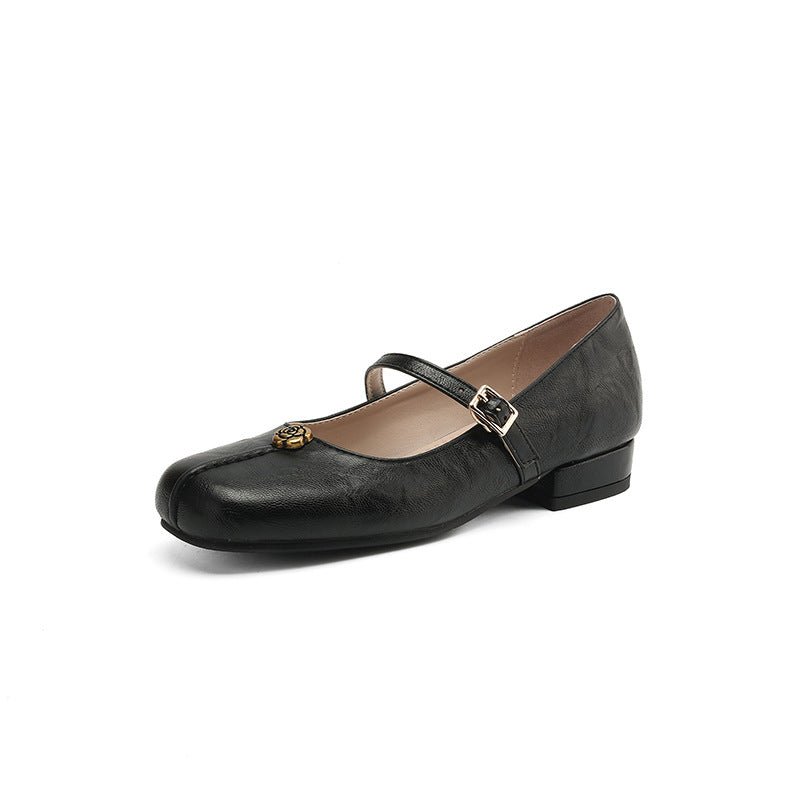 Dorothea | Damen Frühlings Ballerinas mit Riemen - Elle Zürich