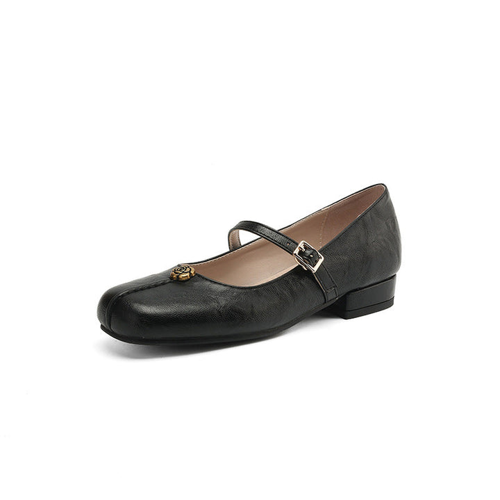 Dorothea | Damen Frühlings Ballerinas mit Riemen - Elle Zürich